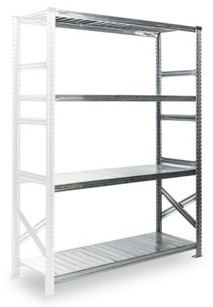 Regał metalowy półkowy dostawiany 1576 x 1200 x 320 mm SUPER 877850515 - 1
