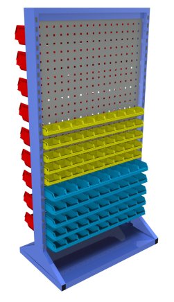 Panel stacjonarny dwustronny z wyposażeniem PSZ_23_A_VAR_4 - 1