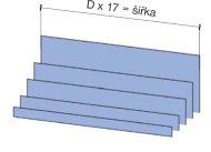 Podziałka poprzeczna (gładka) do szuflad POLAK 100 i 125 mm - 3