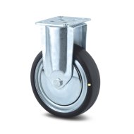 Koło stałe przewodzące elektrycznie ø 75 mm z płytą montażową