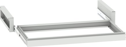 Dwudrzwiowa metalowa szafa z wysuwanymi ramami i półką SPS_02_A_R - 8