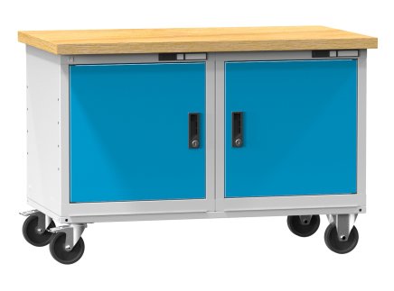 Mobilny stół warsztatowy z szafkami PPS 4 - 1