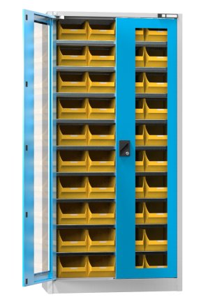 Szafka z plastikowymi skrzynkami UK1-B11S - 1