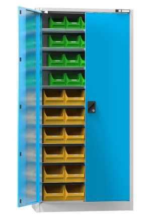 Szafka ze skrzynkami plastikowymi UK1-B21 - 1