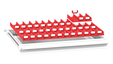 Plastikowa przegroda do szuflad ZD 36 x 27D - 1