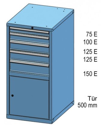 Szafka z szufladami ZE 120-2 - 3