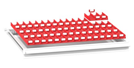 Plastikowa przegroda do szuflad ZK 45 x 36D - 1