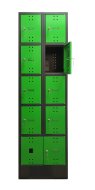 Szafka do ładowania urządzeń mobilnych z portami USB SBE_32_B8 - 2