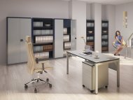 Metalowa szafa aktowa SBM 202 M z nadstawką SBM 802 M - 6