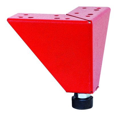 Stopki z poziomowaniem, 4 szt., RAL 3000, wysokość 100 mm - 1