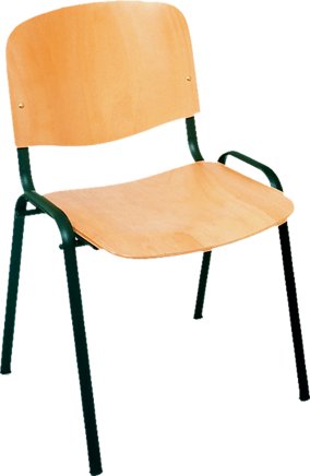 Drewniane krzesło konferencyjne ISO - 1