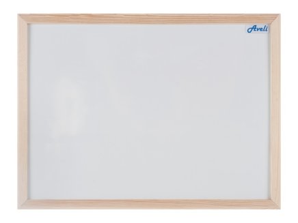 Tablica magnetyczna jednoczęściowa, rama drewniana 60 x 90 cm - 1