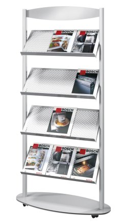 Stojak mobilny na broszury reklamowe Sirius - 1