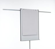Flipchart Aveli, mobilny, z wysuwanymi szynami - 1