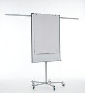 Flipchart Aveli na statywie z pięcioma kółkami - 1