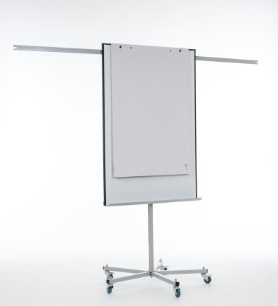 Flipchart Aveli na statywie z pięcioma kółkami - 1
