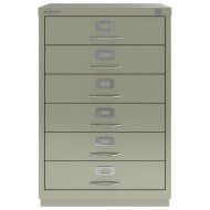 Metalowy kontenerek na dokumenty Bisley F6E - 7