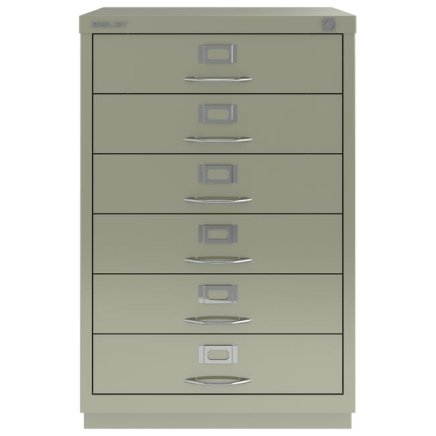 Metalowy kontenerek na dokumenty Bisley F6E - 7