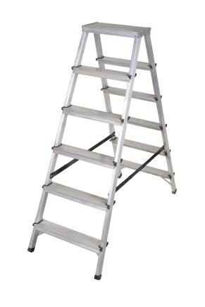 Drabina aluminiowa 6-stopniowa DR(150)ALDD-6 - 1