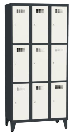 Szafka BHP pracownicza metalowa Sus 333 szer. 900 mm - 7
