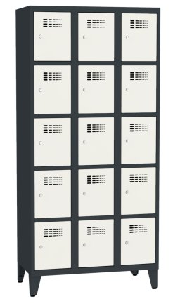 Szafka pracownicza BHP metalowa Sus 335 W, szerokość 900 mm - 6