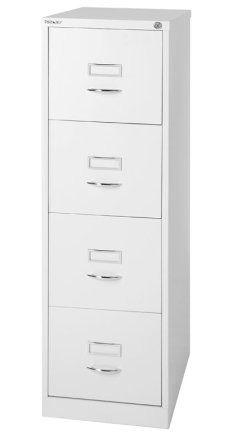 Metalowa szafka na dokumenty A4 z 4 szufladami - Bisley BS4E/A4 - 8