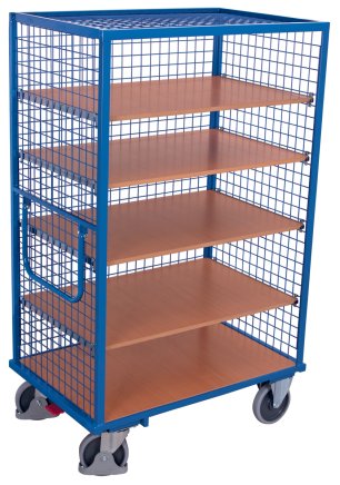 Wózek półkowy i 3 ściankami drucianymi (2 modele) - 1