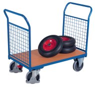 Wózek platformowy z dwoma wypełnieniami drucianymi sw-500.201 (4 modele) - 2