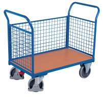 Wózek platformowy z trzema wypełnieniami drucianymi sw-500.301 (4 modele)