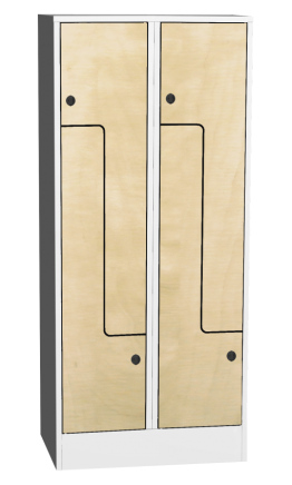 Szafa z drzwiami laminowanymi typu SZS 42AL - 1