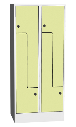 Szafa z drzwiami HPL typu SZS 42AH - 3