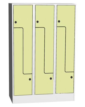 Szafa z drzwiami HPL typu SZS 43AH - 3