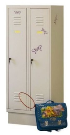 Szafa metalowa o obniżonej wysokości MSum 420S szerokość 800 mm - 2