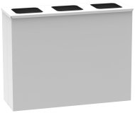 Kosz na śmieci metalowy KOS 1296 kompletny - 4