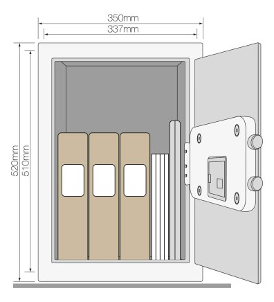 Sejf biurowy Yale Maximum Security Professional YSEM/520/EG1 - 6