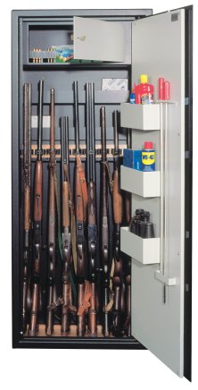 Szafka na broń myśliwską SZ 10 - na 10 sztuk broni - 1