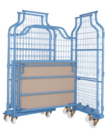 Kontener mobilny z 3 ścianami z siatki Universal Corlette® (4 modele) - 2