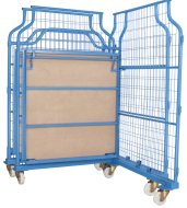 Kontener mobilny z 3 ścianami z siatki Universal Corlette® uc-120.599 - 2
