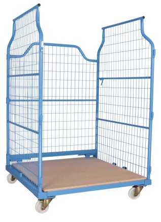 Kontener mobilny z 3 ścianami z siatki Universal Corlette® uc-120.599 - 1