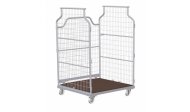 Kontener mobilny - 3 ściany z siatki Universal Corlette® vc-120.599 - 1