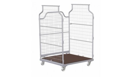 Kontener mobilny - 3 ściany z siatki Universal Corlette® vc-120.599 - 1