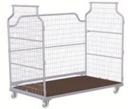 Kontener mobilny 3 ściany z siatki Universal Corlette® vc-200.599 - 1