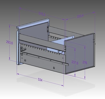 Szafka na dokumenty metalowa Kovona G2430 - 4