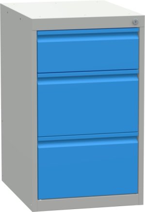 Podstawowy kontenerek warsztatowy - 3x szuflada - 1