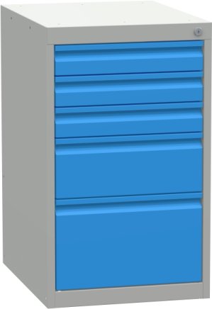 Podstawowy kontenerek warsztatowy - 5x szuflada - 1