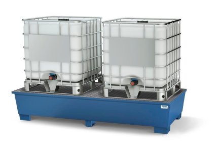 Wanna wychwytowa na nogach na 2 zbiorniki IBC - 1