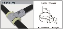 Obejma zaciskowa plastikowa PJ-141