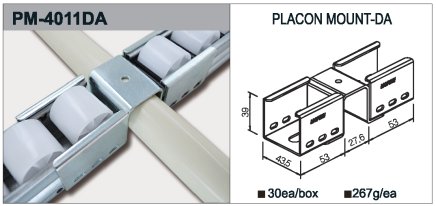 Uchwyt prowadnicy rolkowej typu PM-4011DA - 1