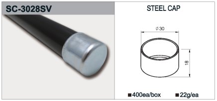 Zaślepka metalowa SC-3028SV - 1