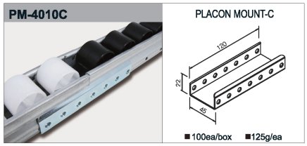 Uchwyt prowadnicy rolkowej typu PM-4010C - 1